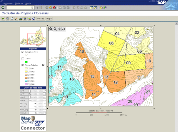 Integração SAP ERP x MapServer